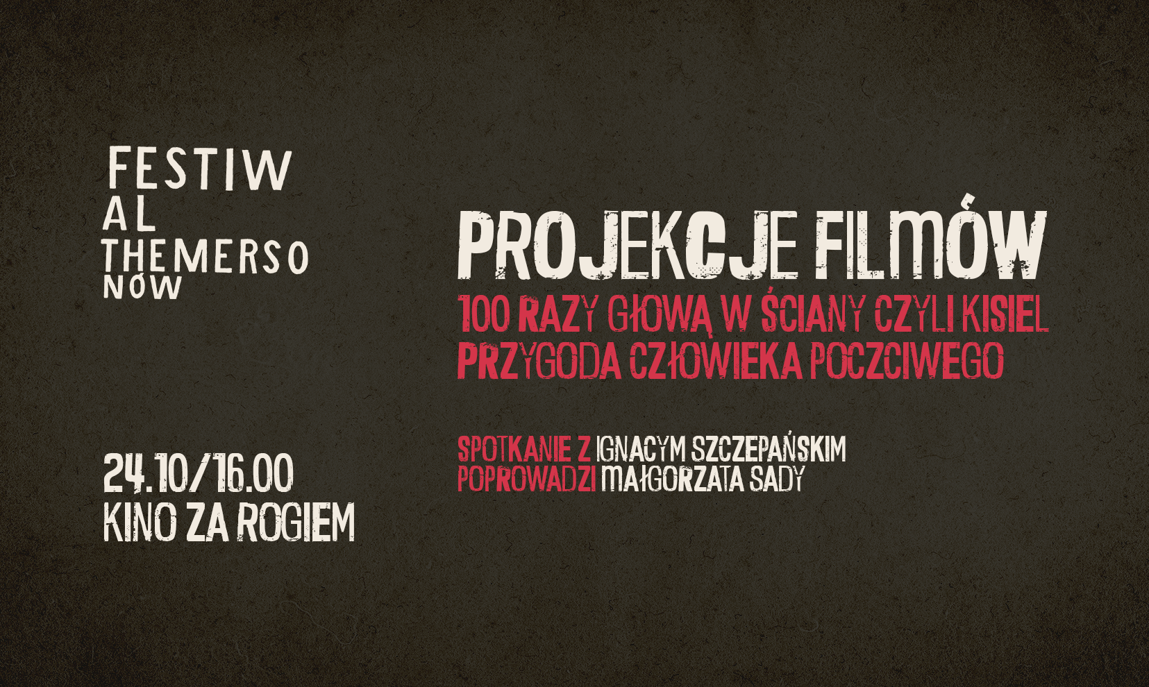 Projekcje filmów i spotkanie z reżyserem | Festiwal Themersonów