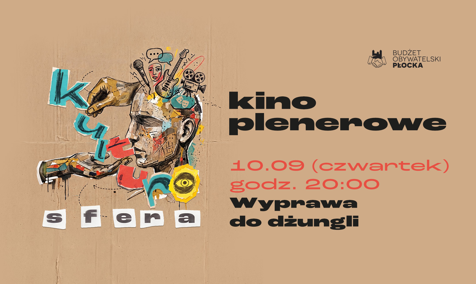 Kino plenerowe na podwórku POKiSu