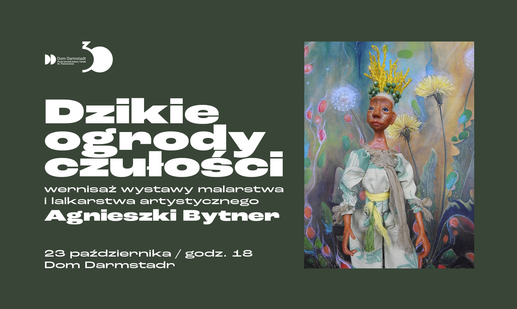 "Dzikie ogrody czułości" - wernisaż Agnieszki Bytner